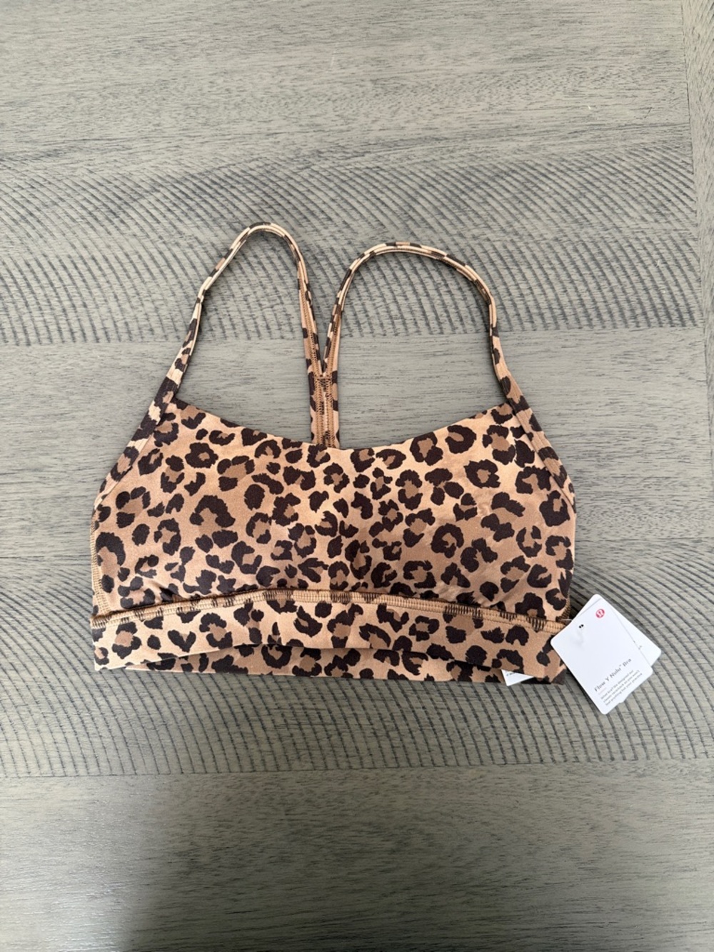 Lululemon Flow Y Bra Leopard Print